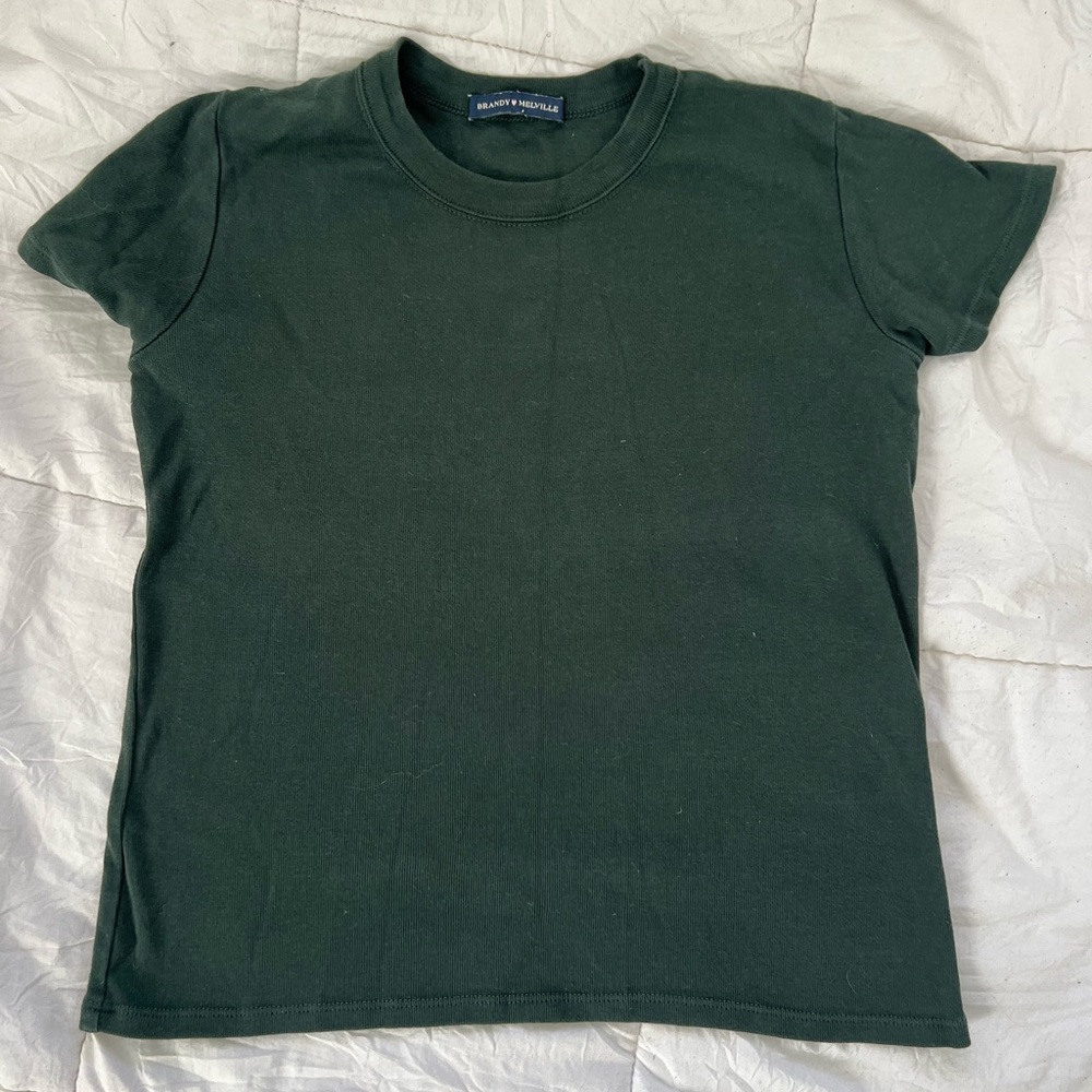 Green Brandy shirt full length